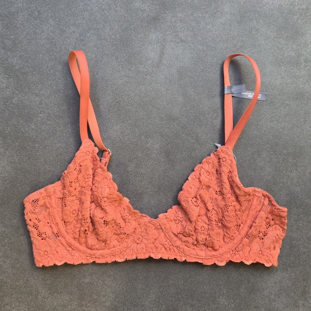 NWT Aerie Lace Unlined Demi Bra 32B